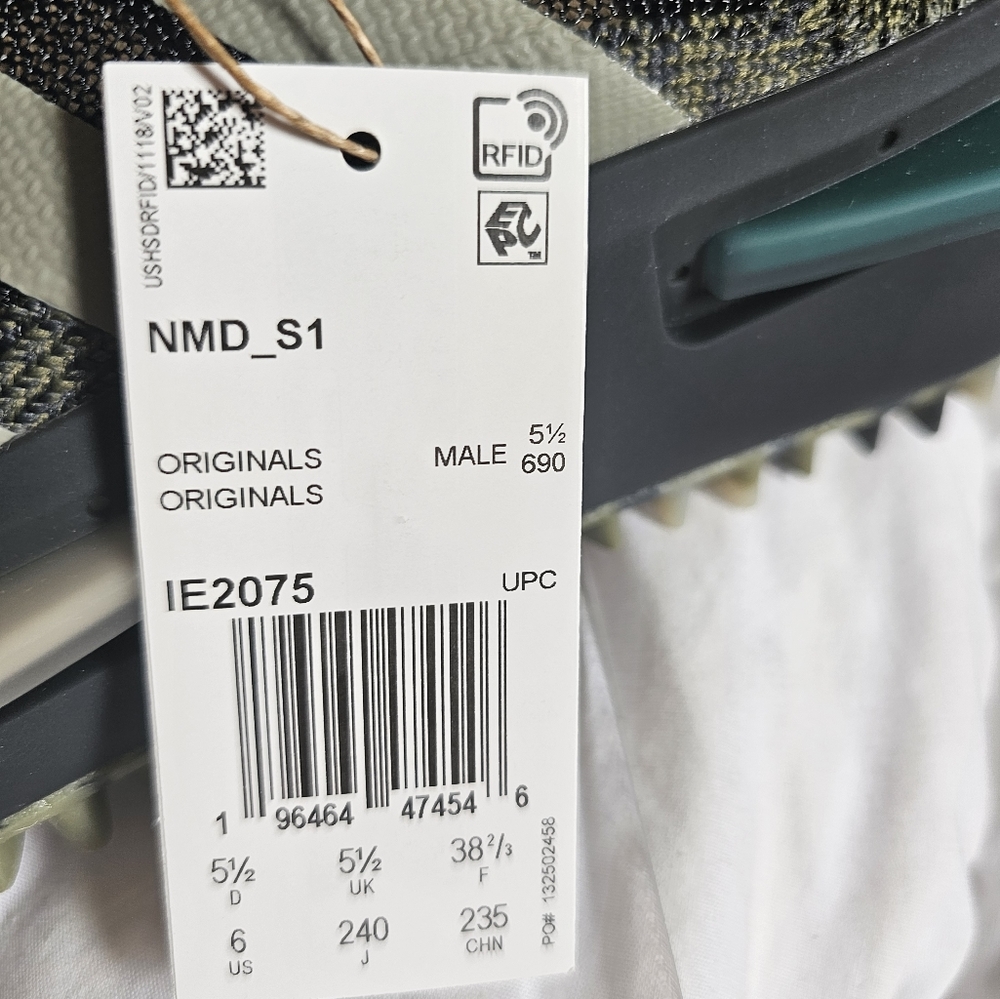 NMD-S1 Adidas Focus Olive / Silver Pebble / Carbon - Picture 7 of 7